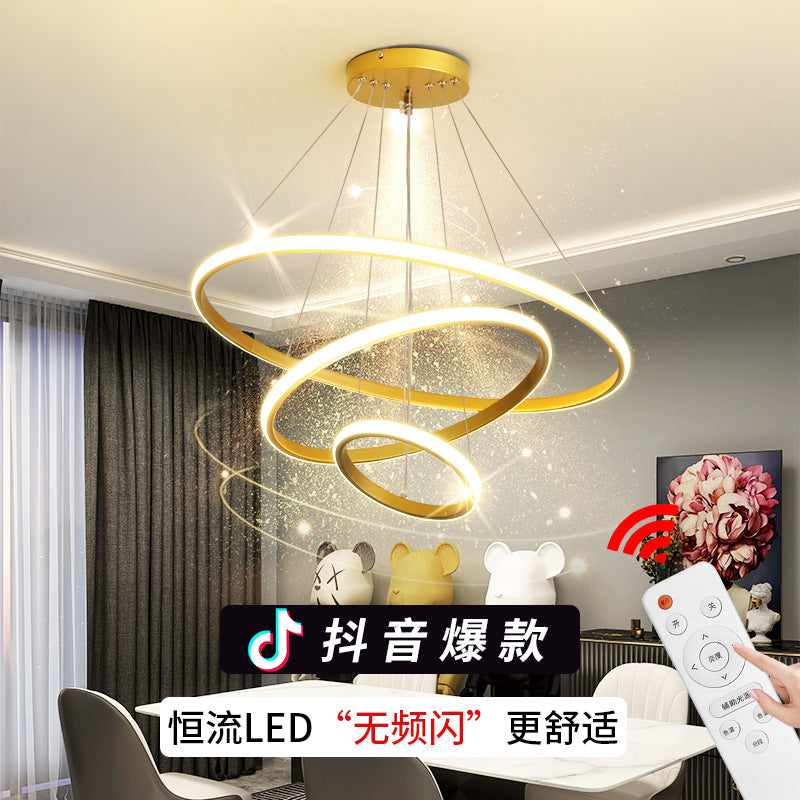 Living Room Pendant Light Modern Minimalist Lighting Internet Celebrity Light Luxury Nordic Lamp Creative Personality Bedroom Bar Counter Dining Room Pendant Light