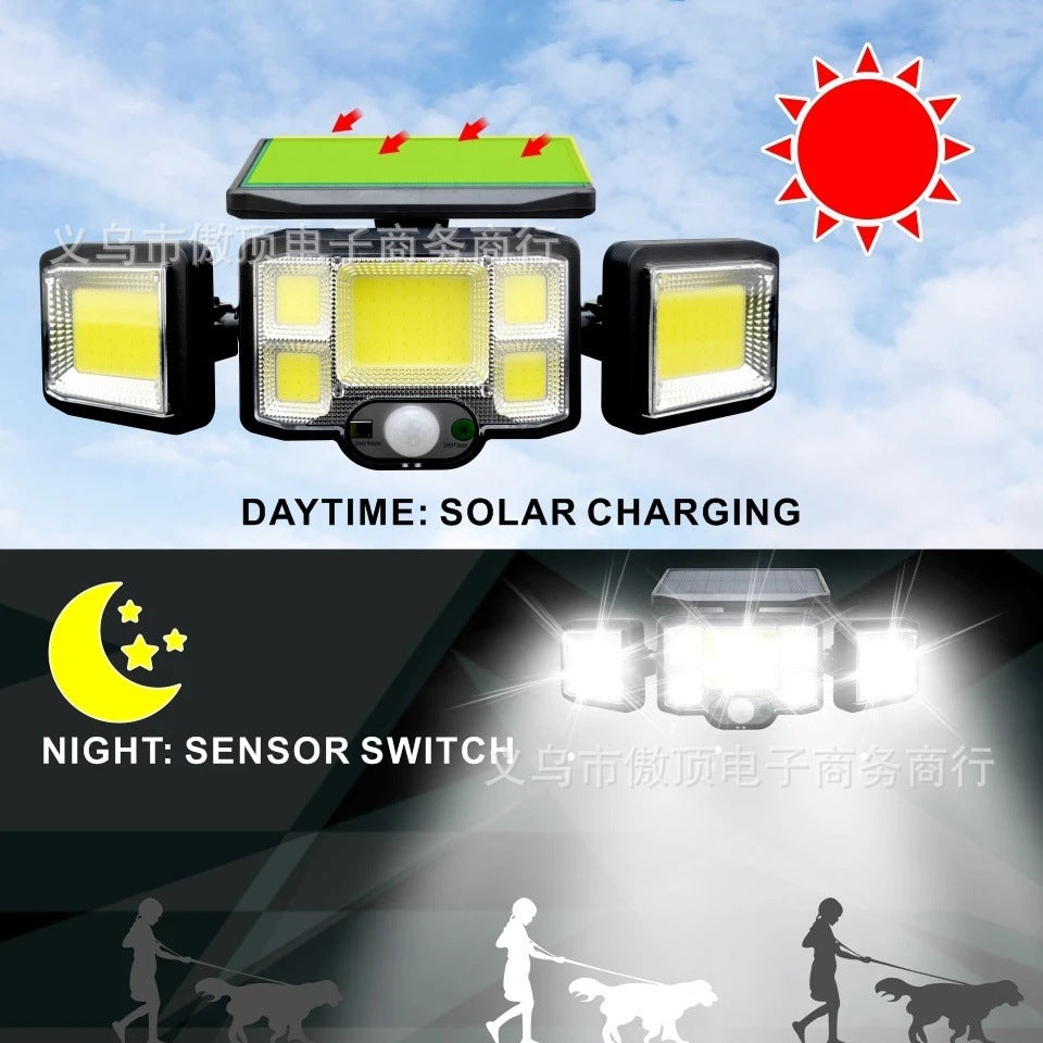 Solar Light Outdoor Waterproof Wall Light LED Split Sensor Light Motion Sensor Light Courtyard Light Garden Lamp