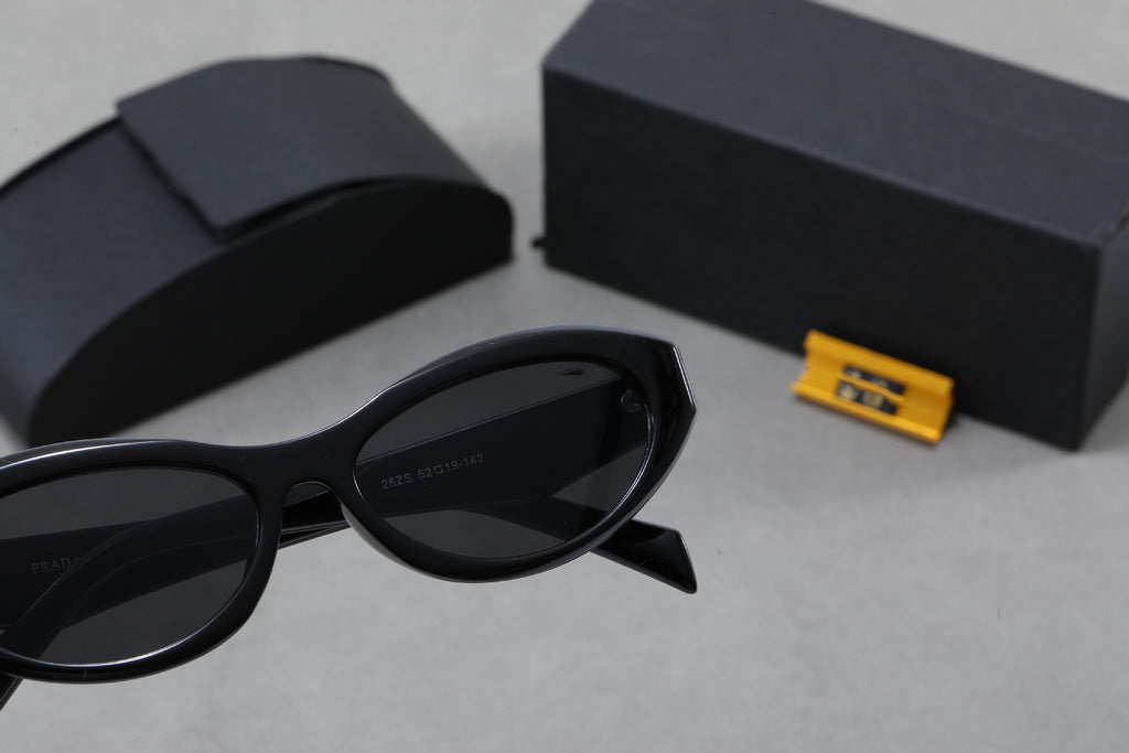 P Home25New26z Sunglasses Plate Men and Women Sunglasses High Sense Cat Eye retro Sunglasses UV Protection