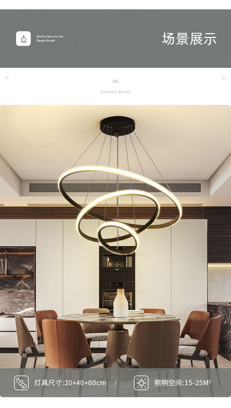 Living Room Pendant Light Modern Minimalist Lighting Internet Celebrity Light Luxury Nordic Lamp Creative Personality Bedroom Bar Counter Dining Room Pendant Light