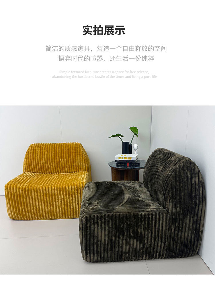 2025New Mid-Century Style Simple Living Room Small Apartment Straight Row Rental Bedroom Two or Three-Seater Fabric Sofa