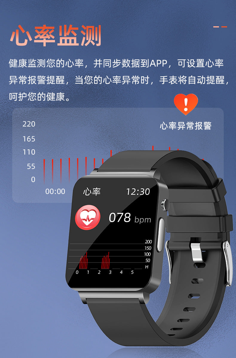 KS03Smart Watch Non-invasive Blood Glucose ECG ECG blood pressure blood oxygen temperature monitoring smartwatch manufacturer