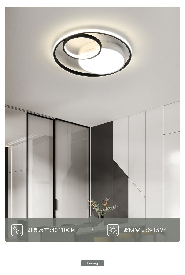 Simple Round Bedroom Light LED Ceiling Lamp Modern Home Warm Restaurant Nordic Creative Personality Room Lighting