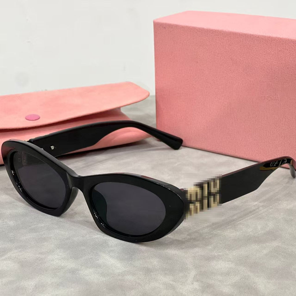 mm New Retro Narrow Frame Cat Eye Women's Small Frame Sunglasses Fashion Cat Eye Sunglasses Trendy Sunglasses Wholesale