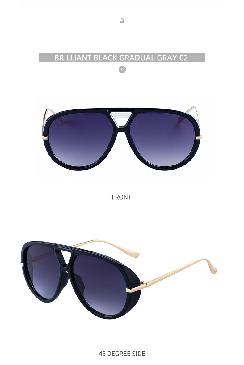 2025New Style Toad Sunglasses for Women, European and American High-End Retro Punk Style Sunscreen Sunglasses for Men, Trendy Eyewear shades