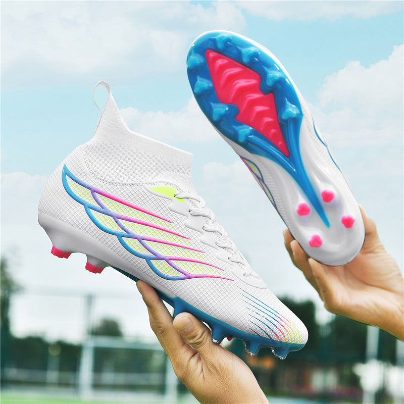 Football Shoes Long Spikes New Xiyin Grass Artificial Turf Youth Student Competition Training Shoes
