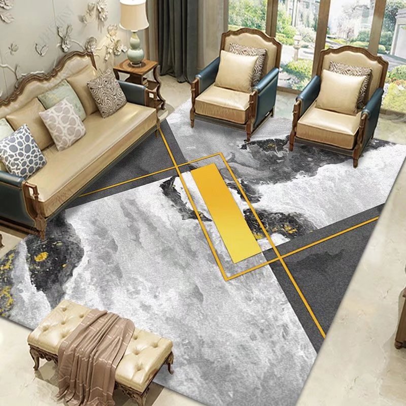 Crystal Velvet Carpet Home Carpet Simple Nordic Classical Office Carpet Full Coverage Bedside Rug Living Room Carpet