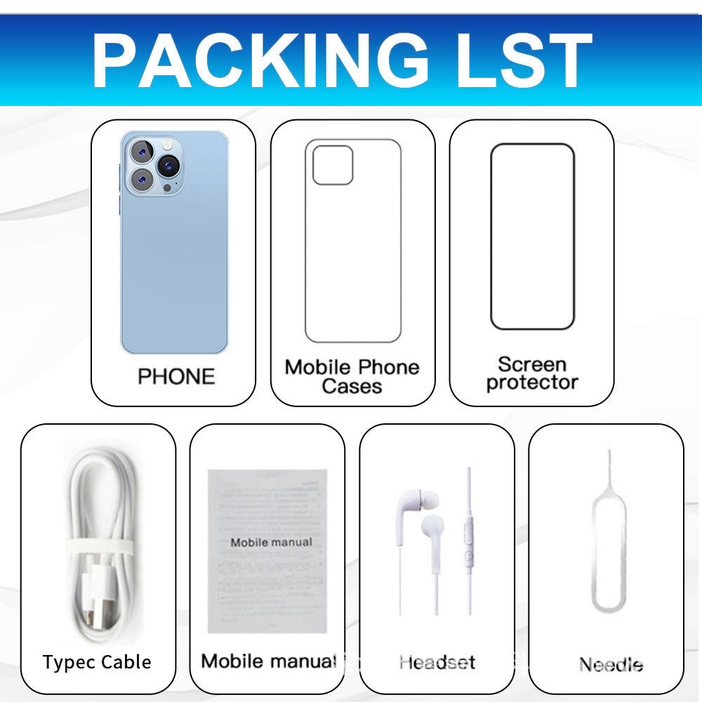 New Mobile Phone i15 Pro MAX 16+1TB HD Large Screen In Stock Android New Smartphone