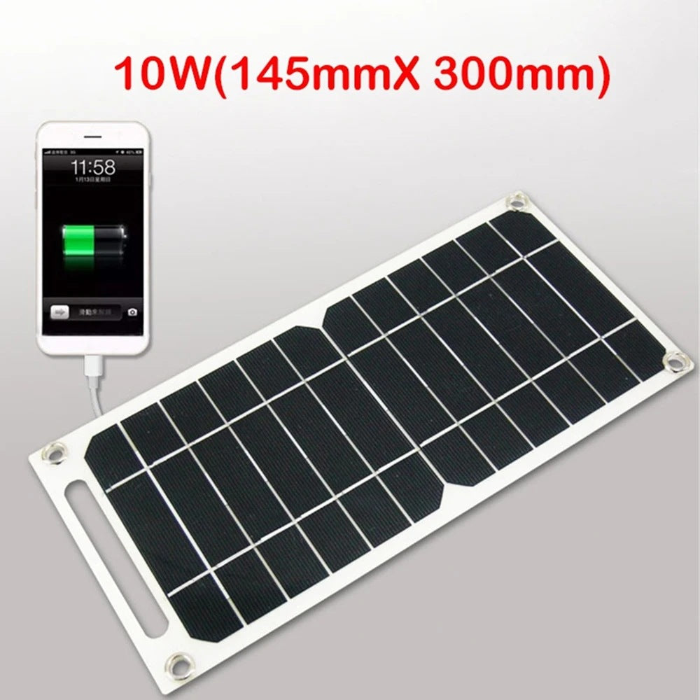 5V 6W Solar panel output USB Outdoor Portable Solar System Mobile Phone Charger Too