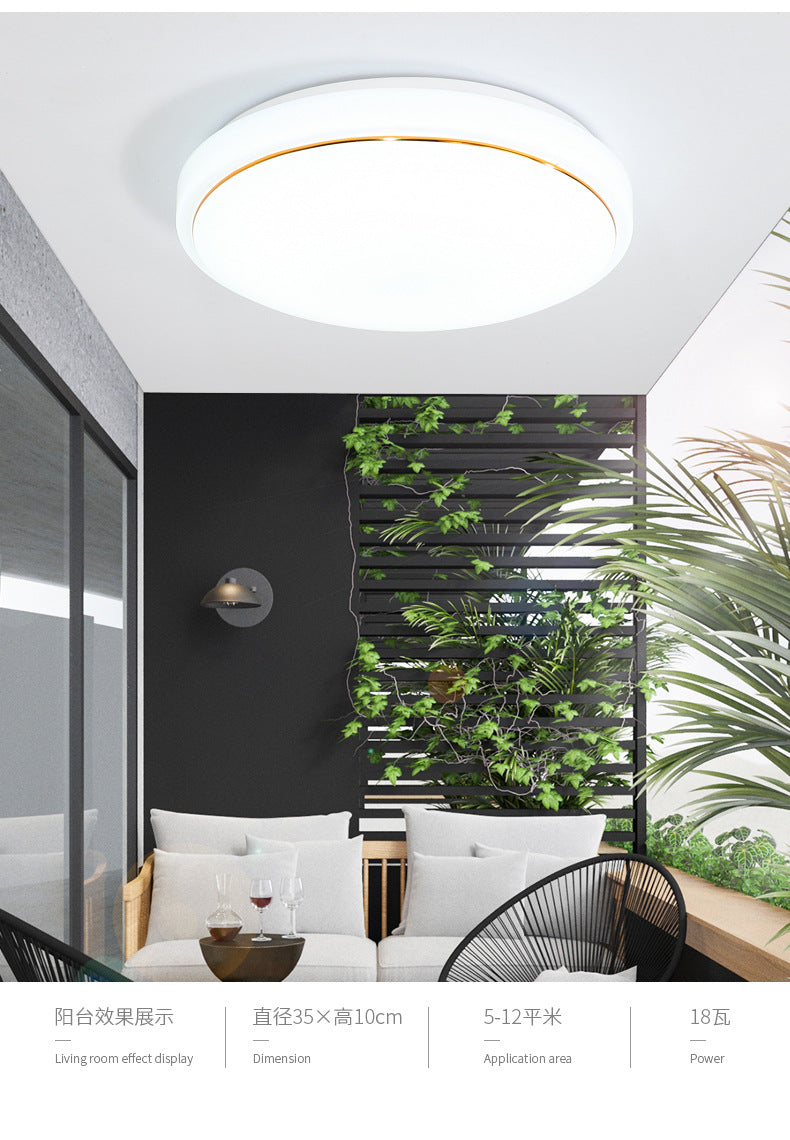 led Ceiling Lamp Modern Minimalist Acrylic Living Room Lamp Round led Bedroom Restaurant Light Balcony Aisle Engineering Light