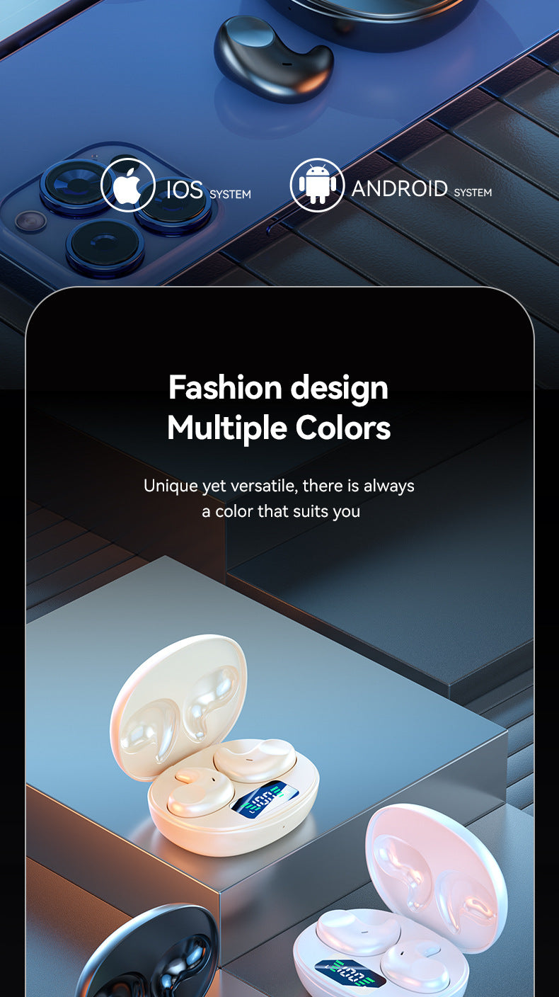 Popular M52Sleep-Specific Side-Sleep Bluetooth Earphones TWS Wireless Mini High-Looking Wireless Bluetooth Headphones