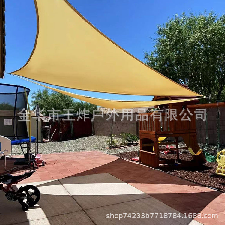 Outdoor Triangle Canopy Outdoor Courtyard Balcony Sunscreen Shade Sail3Sunshade Canopy Pool Landscape Rain Cover
