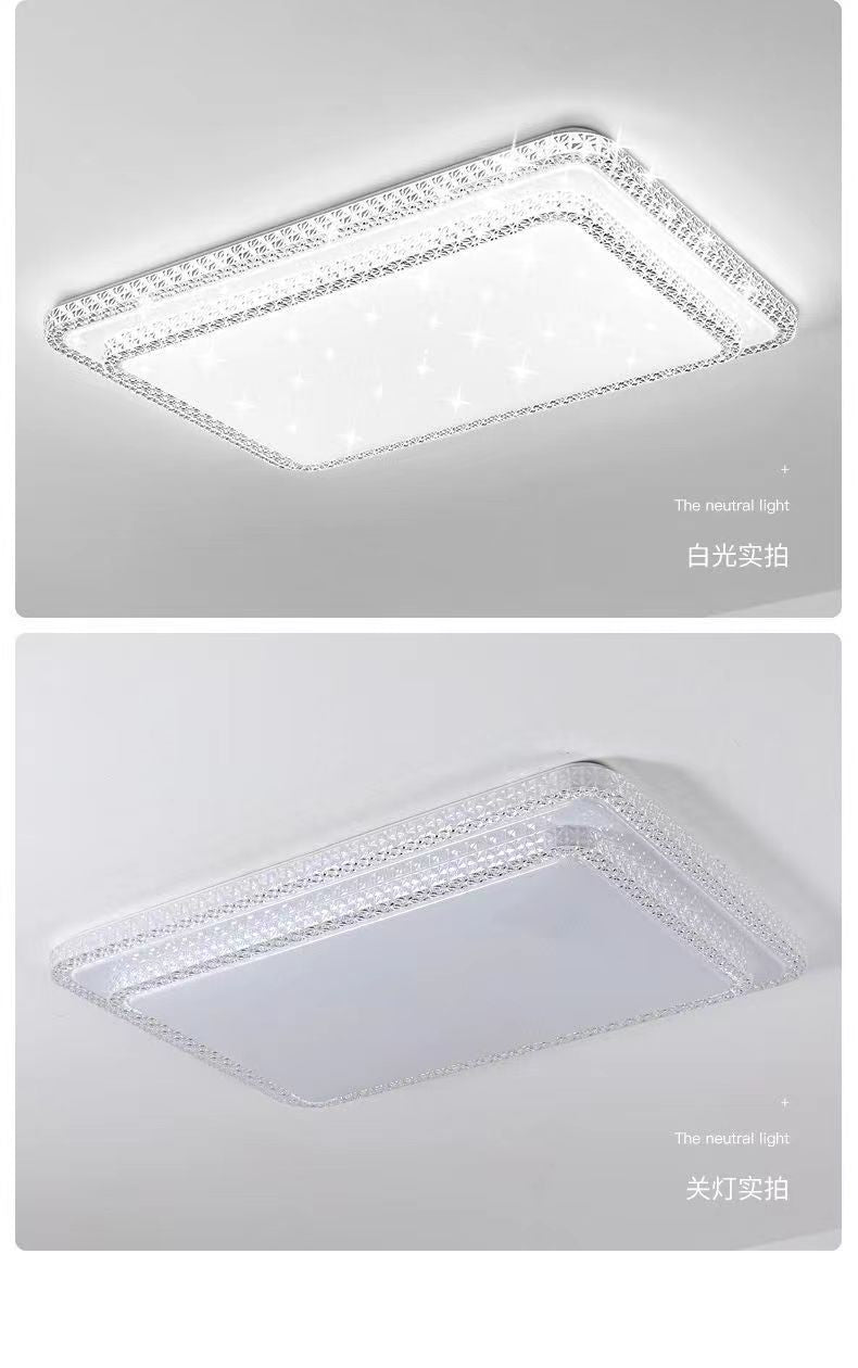 Imitation Crystal New Living Room Lamp LED Ceiling Lamp Master Bedroom Light Fixture Modern Simple Elegant Luxury Hall Main Light