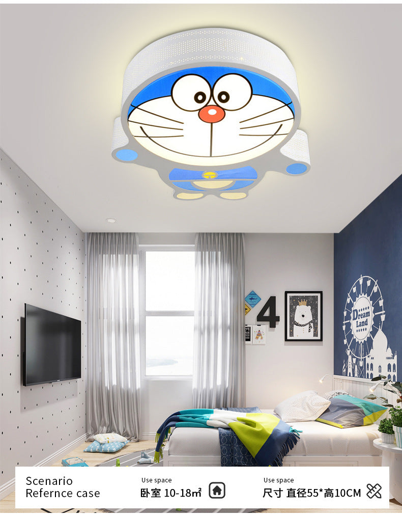 Children's Room Bedroom Lamp Boys Girls Pink Creative Cartoon Ceiling Lamp Cozy Romantic Room Lamp Master Bedroom Lamp