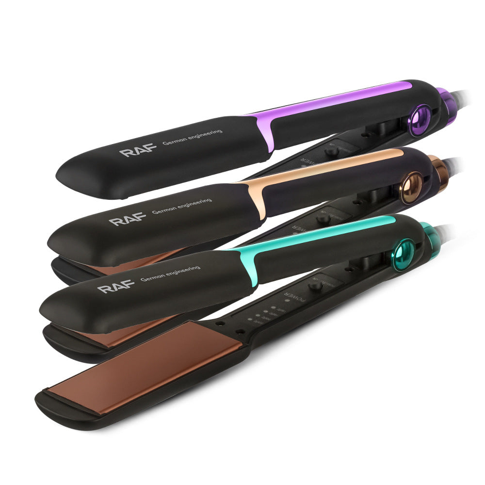 RAF EU Standard Hair Straightener Negative Ion Hair Straightener Home Use Volumizing Hair Root Straightening Iron Hair Styling Curling Iron