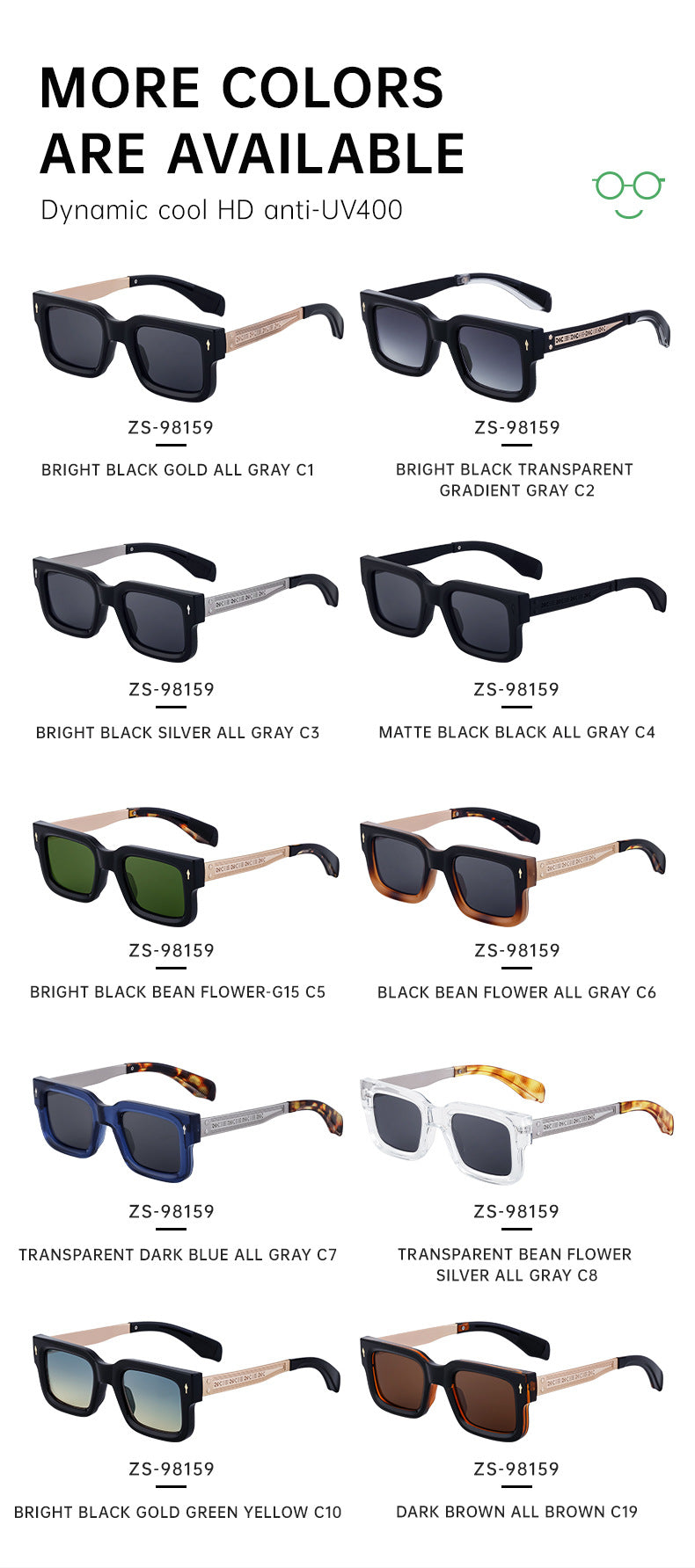 Retro Small Square Frame Men's Sunglasses Personality Street Style Sunglasses High-end Driving Glasses sunglasses