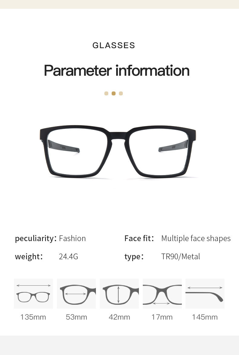 New Sports Glasses Frame TR Metal Frame Glasses Legs Wholesale Export In Stock Cycling Glasses