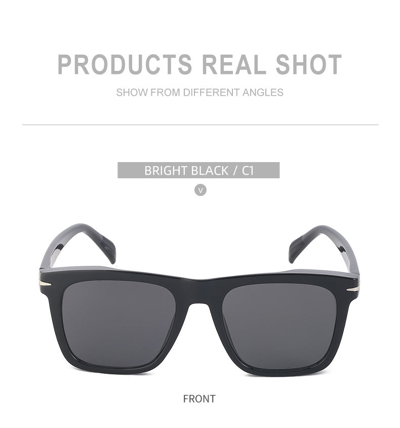 Square Frame Sunglasses for Women High-End European and American Style Internet Celebrity Same Style Mountaineering Sunglasses for Men Trendy shades Wholesale Eyewear