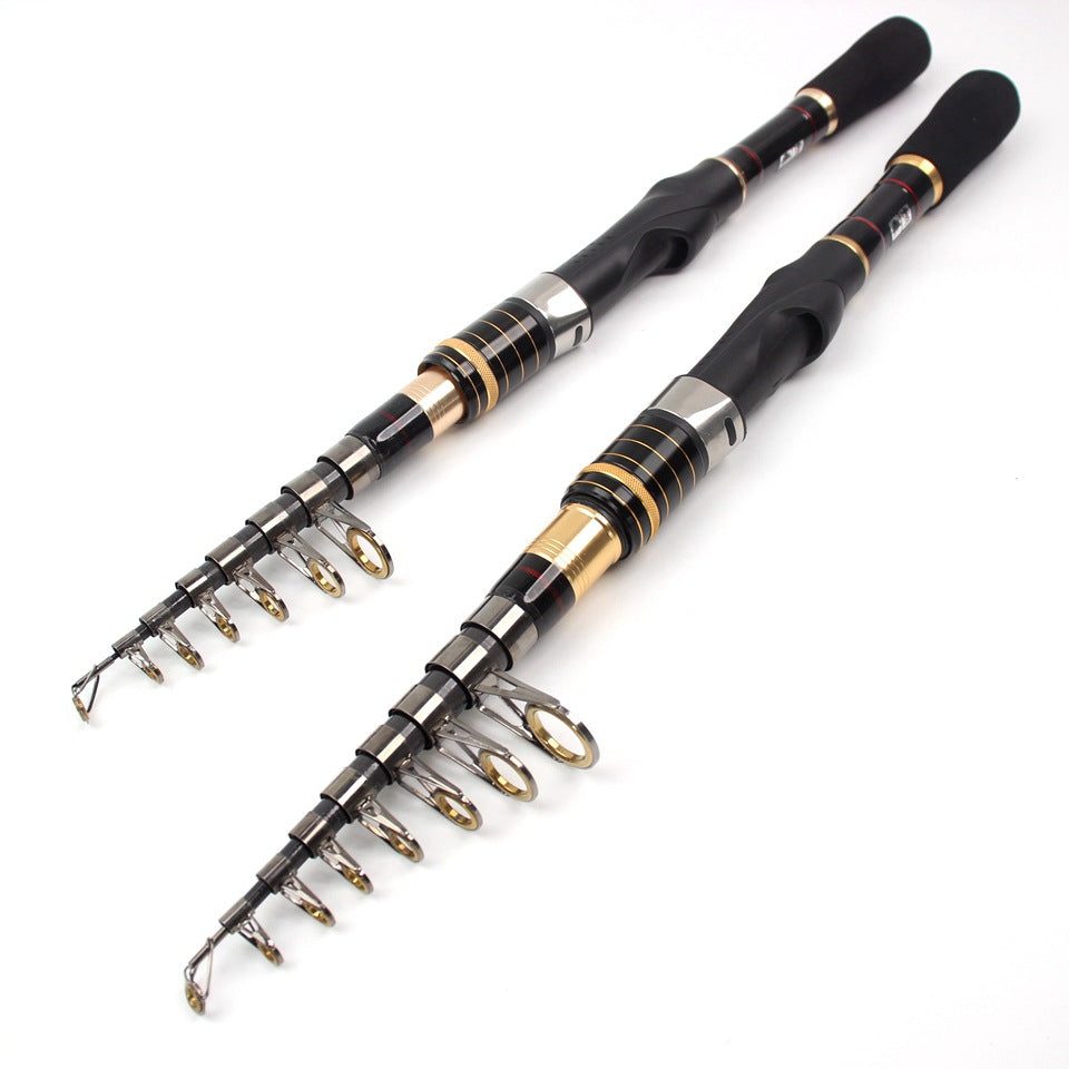 Ultra-short Ultra-hard Small Sea Rod Straight Handle Retractable Fishing Rod Boat Fishing Rock Fishing Long Casting Rod Can Be Put In Pocket