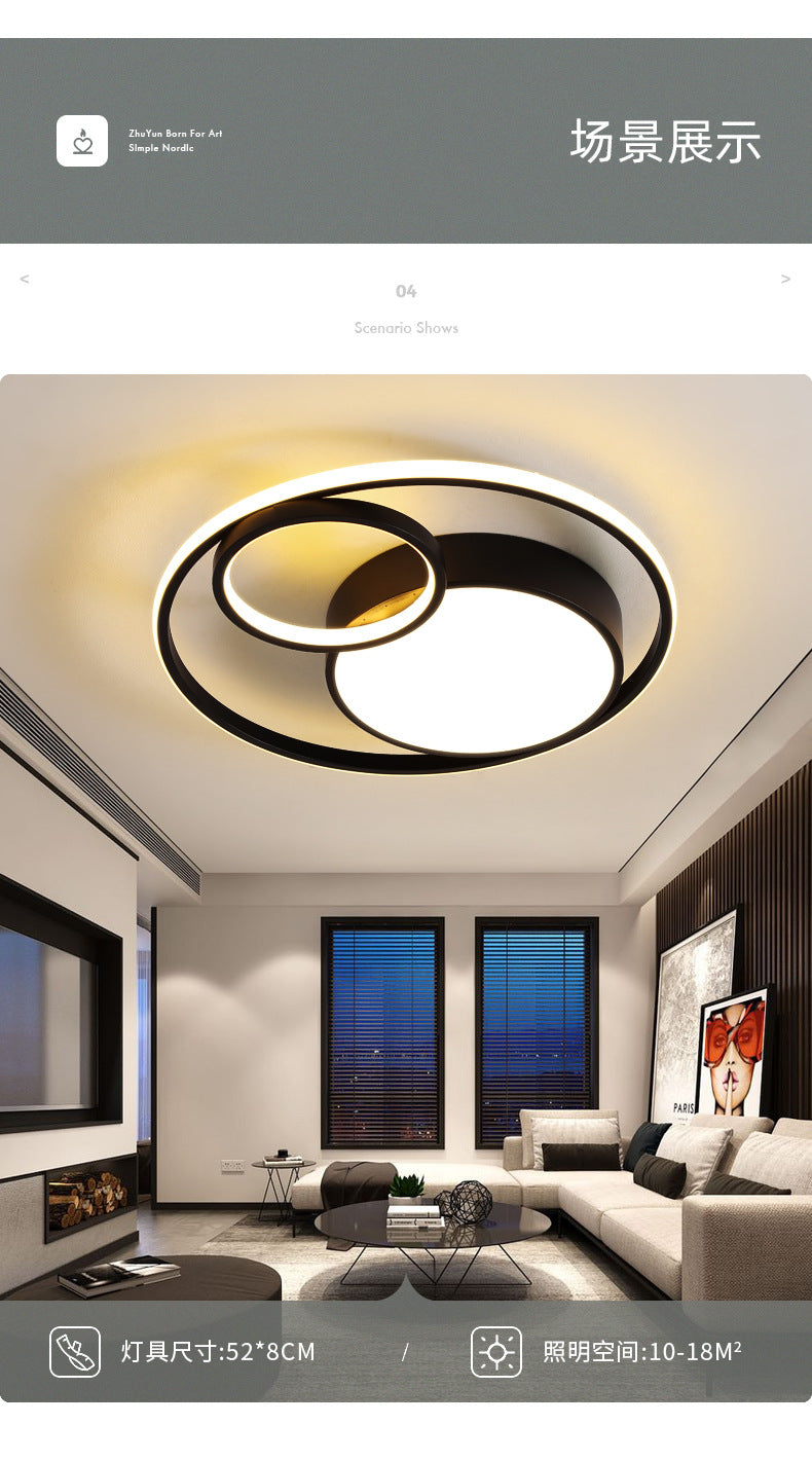 2025New stylish living room lamp Nordic light luxury smart lamp energy-saving LED Ceiling Lamp Bedroom Lamp Home Improvement Lighting