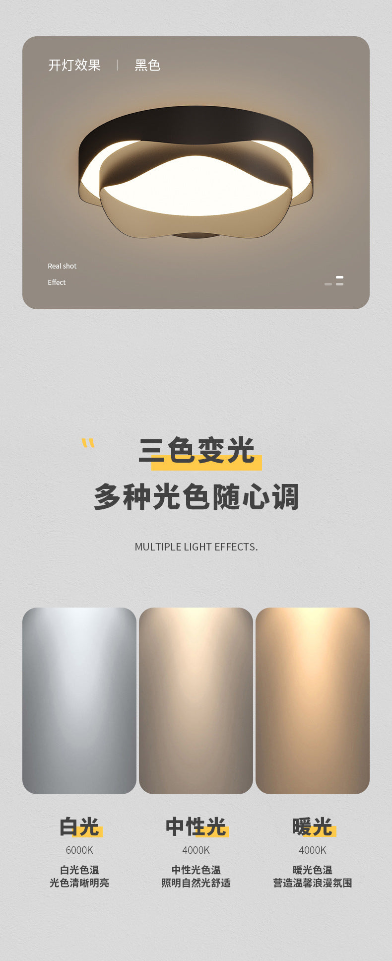 2025New Year's New Simple Modern Atmosphere Living Room Room led Ceiling Lamp Creative Internet Celebrity New Model Lighting Fixture