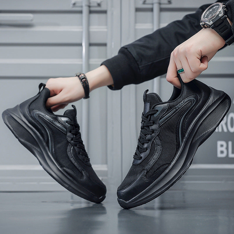 Autumn Oversized Casual Fashion Sports Shoes for Men Breathable Mesh Lightweight Running Shoes Commuting Travel Shoes