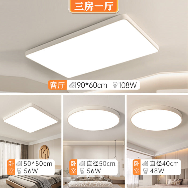 Modern simple personality square living room lamp Nordic Creative Home Use led Bedroom Ceiling Light Zhongshan Lighting Fixtures