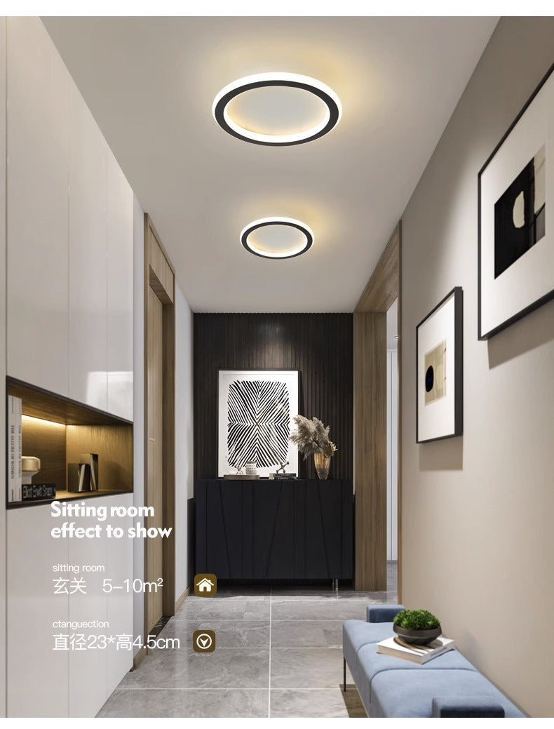 Nordic Corridor Entrance Hallway Light Simple Modern Creative Cloakroom Light led Balcony Small Ceiling Light Fixture