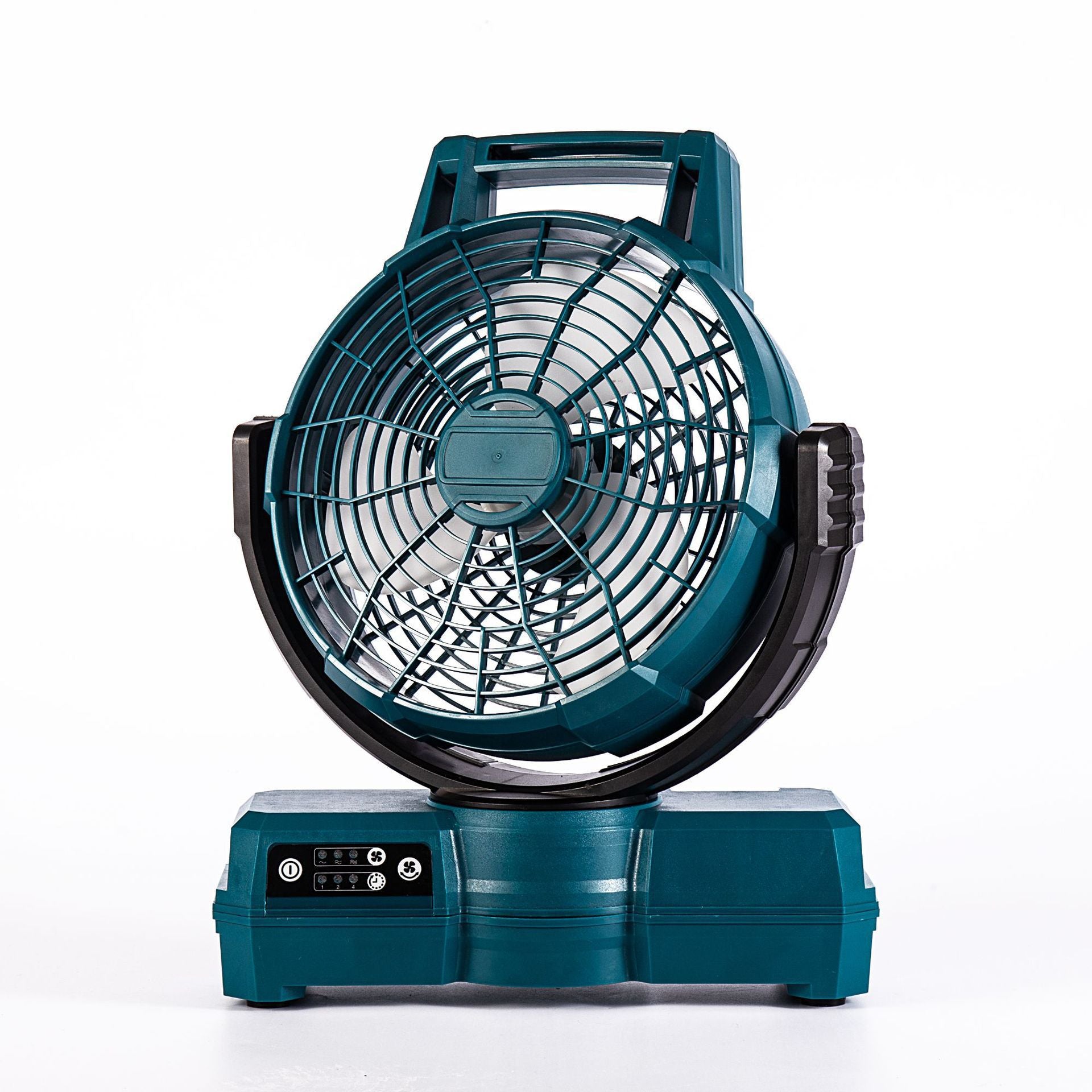 MT Lithium Battery Fan Rechargeable Dual-use Home Car Outdoor Portable Three-speed Shaking Head Floor Fan Wholesale