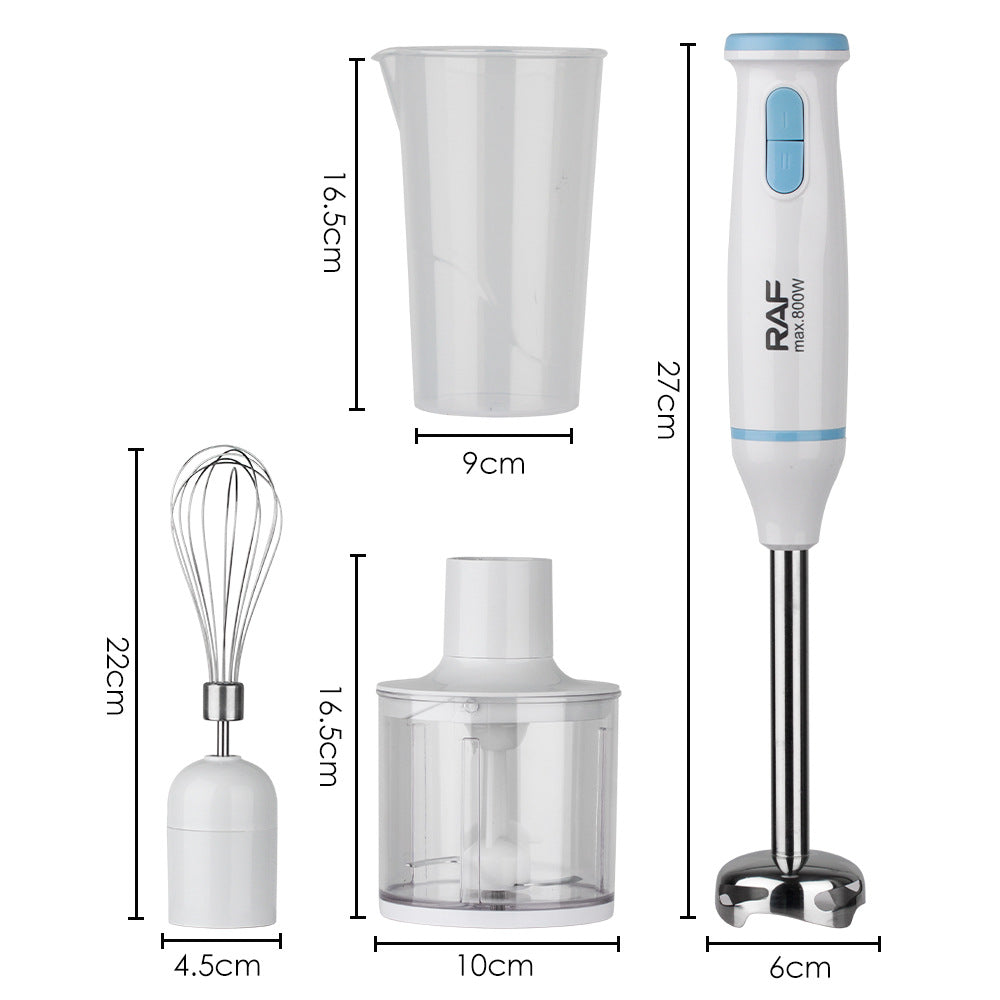 RAF 220V Handheld Food Processor Blender Multi-Functional Meat Grinder Mixer Stick