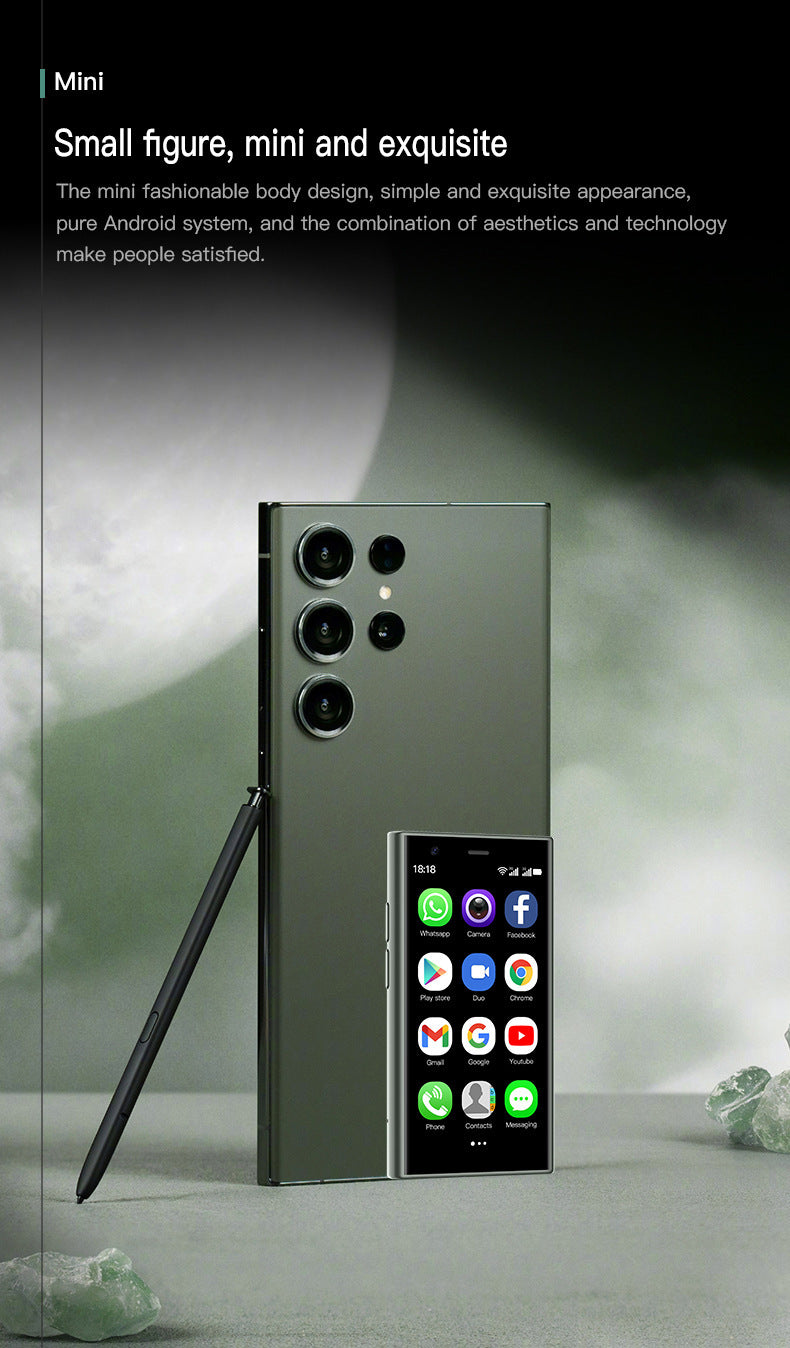 Sono S23pro Ultra Small Mobile Phone Google Store Quad-Core Traditional Chinese Android Smart Mini Backup Phone