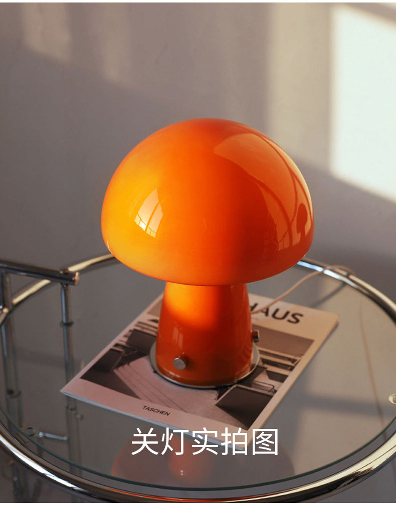 Bauhaus Table Lamp Nordic Minimalist Bedroom Mushroom Lamp Creative Yellow White Bauhaus Lamp Manufacturer Customization