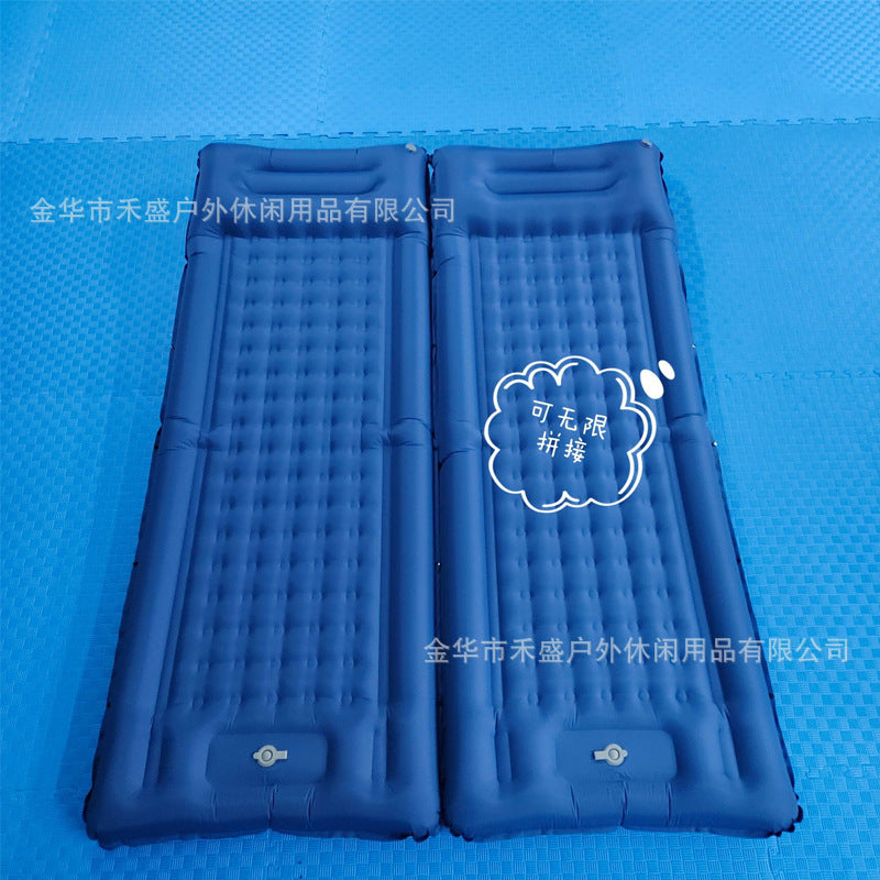 Inflatable Mattress Outdoor Automatic Hiking Camping Tent Moisture-Proof Mat Single Thick Home Sleeping Pad Air Mattress Bed