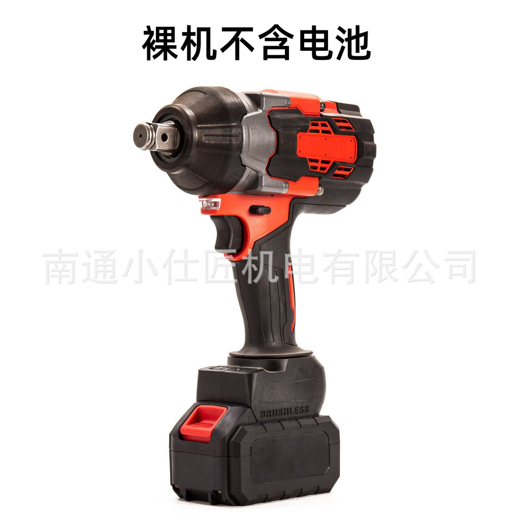 Cross-Border Foreign Trade Model One Battery One Charger Drill Tightening Electric Wrench Brushless Lithium Battery Tool Impact Wrench