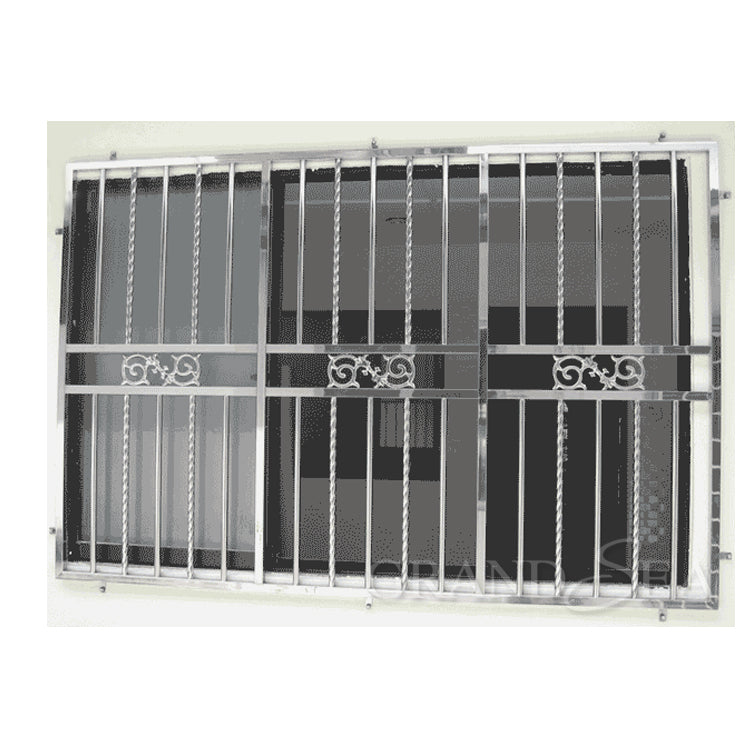 High Quality Anti-rust 304 Stainless Steel Security bar for windows Grill Design