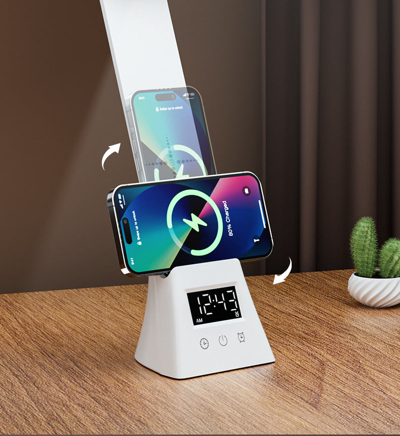 The 15W wireless charging desk lamp is suitable for eye care