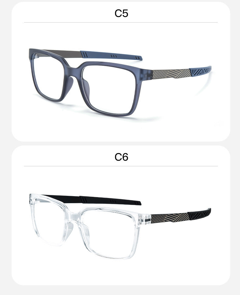 New Sports Glasses Frame TR Metal Frame Glasses Legs Frame Wholesale Export In Stock Cycling Glasses