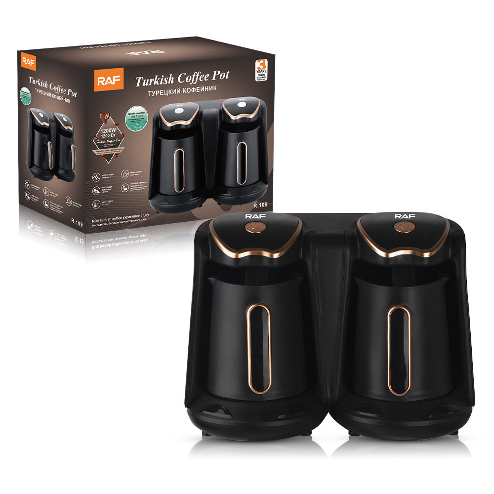 RAF家用加热咖啡杯，新款土耳其咖啡壶，便携式办公咖啡茶壶