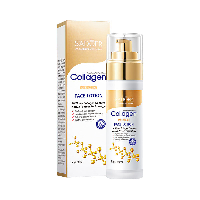 Full English Collagen Lotion80mlSADOER Hydrating, moisturizing, refreshing essence lotion for  foreign trade wholesale