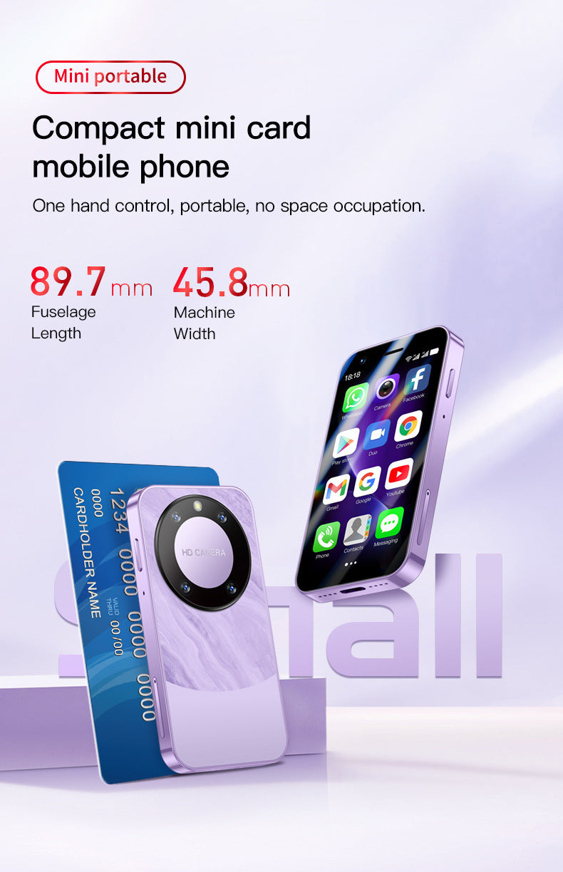 Smartphone F8 PRO MAXX Mini Student Backup Device to Combat Internet Addiction3.0Touch Screen3G Smartphone