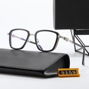 2024New Style Non-Prescription Glasses Fashionable Versatile Enhance Temperament Simple Yet High-End European and American Style9159