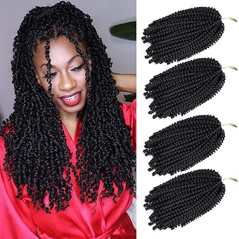 European and American Style Wig Small Spring Curl Change Hairstyle Wig spring  twist Foreign Trade Synthetic Fiber Crochet Wig