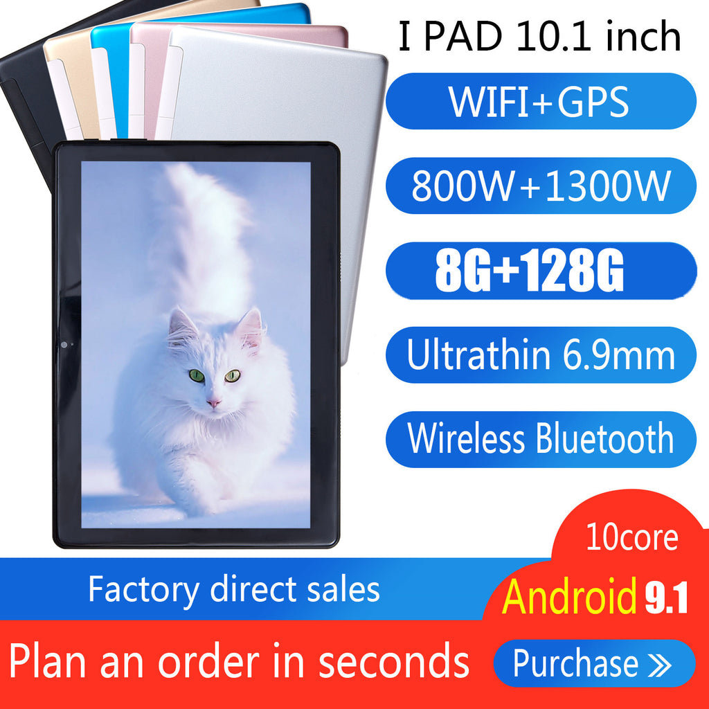 Smart Tablet S10New10.1inch children's learning tablet with eight cores IPS In-stock HD Screen