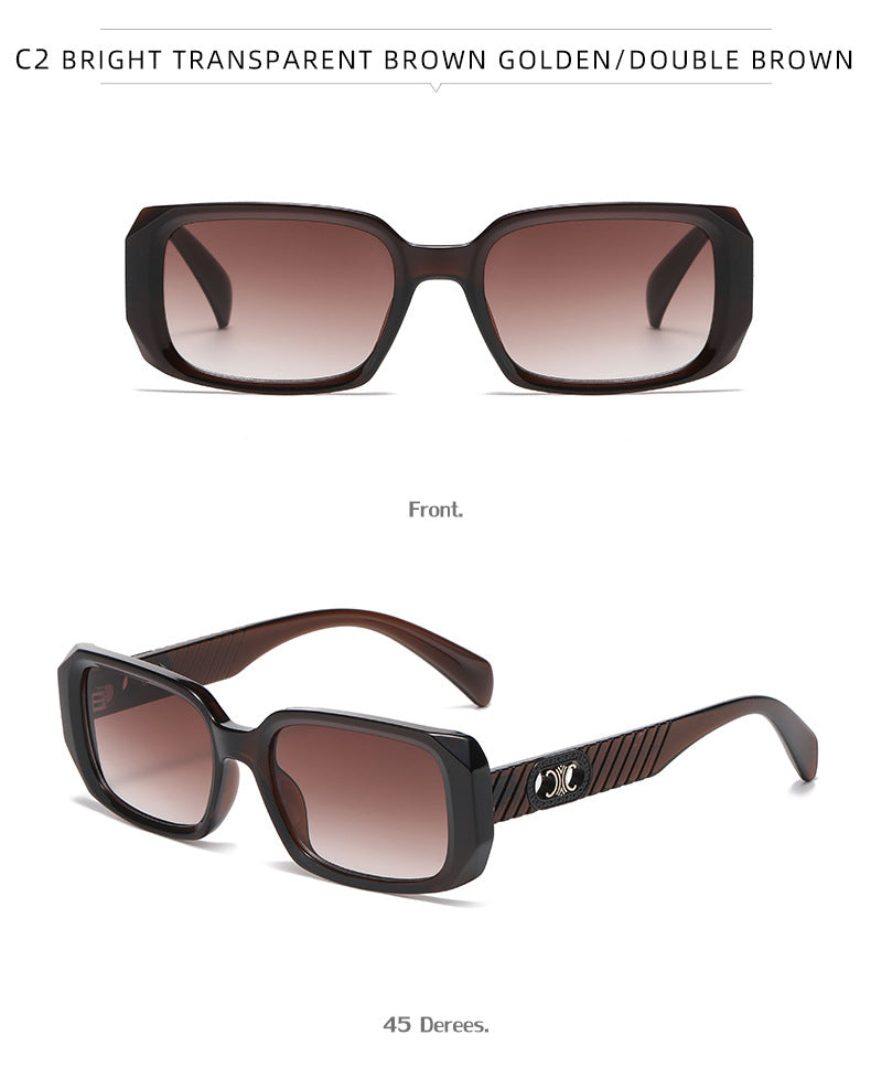 2025New European and American Fashion Small Frame Sunglasses for Women Trendy Outdoor Sun Protection Sunglasses for Women sunglasses