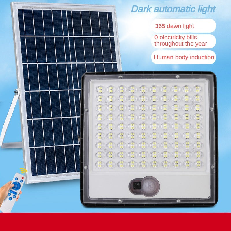 Adobe Remote Control Landscape Lighting Waterproof Body Sensing Waterproof Flood Light