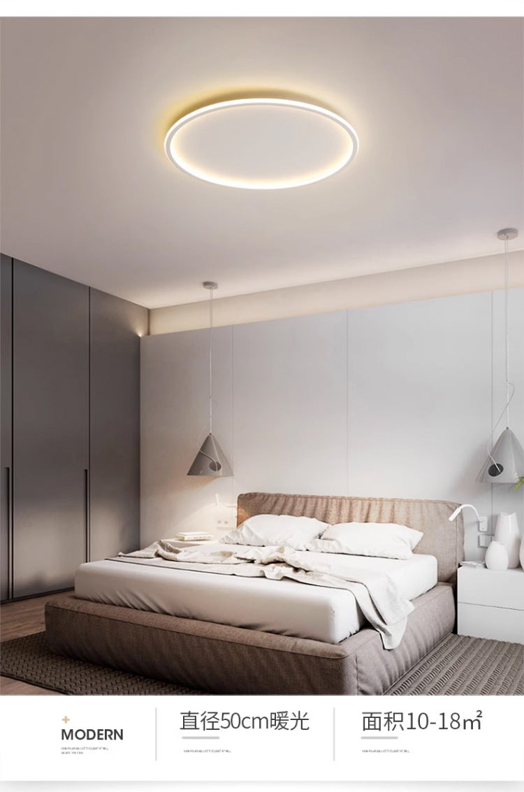 New Slim Fit LED Ceiling Lamp Creative Super Bright Modern Minimalist Bedroom Lamp Round Children's Room Study Lighting