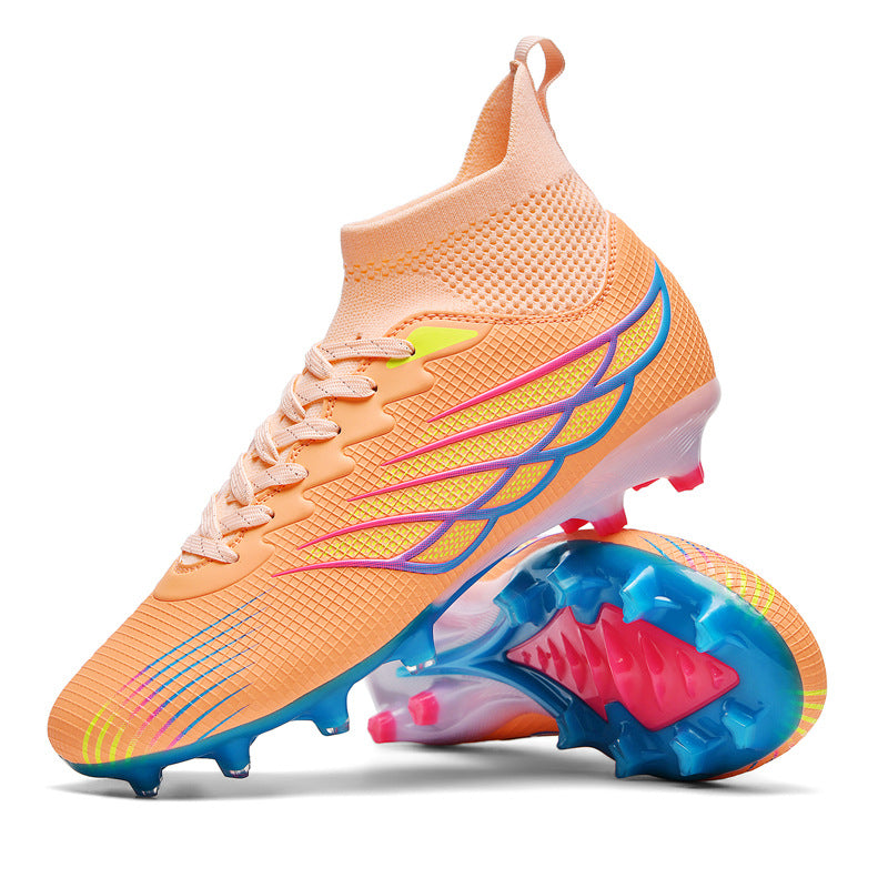 Football Shoes Long Spikes New Xiyin Grass Artificial Turf Youth Student Competition Training Shoes