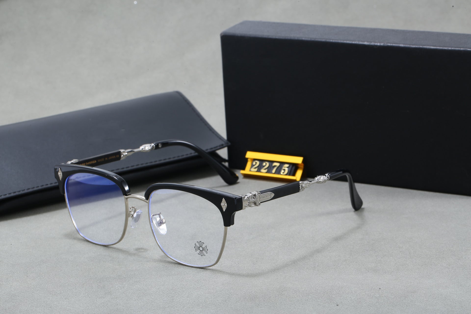 Kro Home Jay Chou Same Style Myopia Eyebrow Glasses Frame High-end Men's Fashion Trend Retro Glasses Frame2275