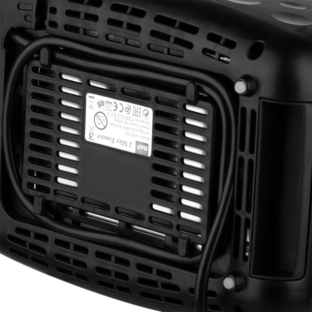 RAF European Standard Toaster Toaster2Slices of Toast for Breakfast Toasting Bread Slices Toaster