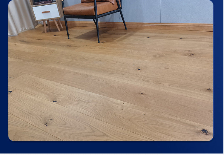 Door-to-Door Installation Old Three-Layer Large Board Pure Three-Layer Solid Wood Floor Oak Log3.0-4.0mm Underfloor Heating